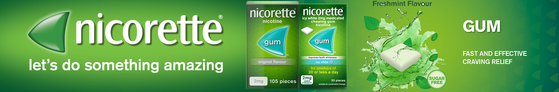 Nicorette Gum 2mg-4mg