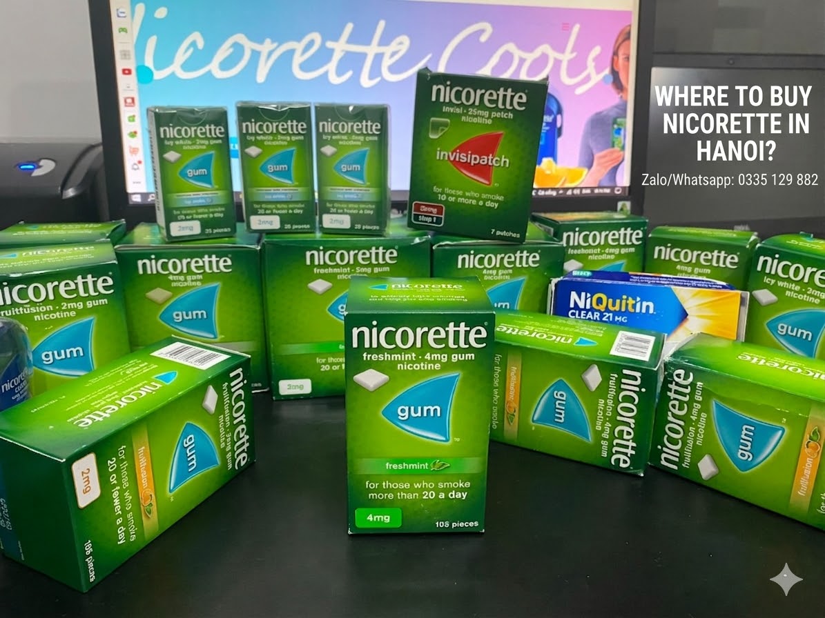 Where to Buy Nicorette in Hanoi? Your Guide to Genuine Nicotine Replacement Therapy