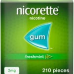 nicorette 2mg-210v