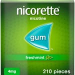 nicorette 4mg-freshmint-210 pieces