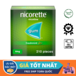 nicorette gum 4mg-210v