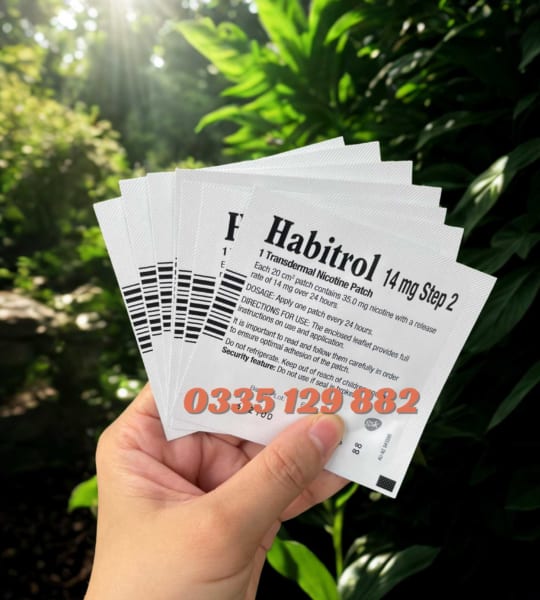 Miếng Dán Cai Thuốc Habitrol 14mg Step 2 (7 Miếng Lẻ)