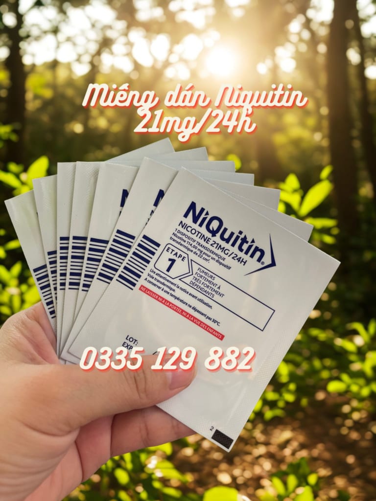 Miếng dán cai thuốc Niquitin 21mg step 1