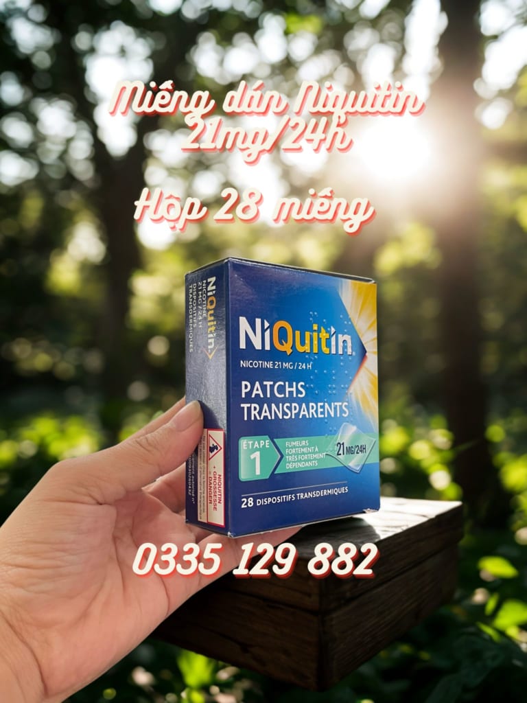 Miếng dán cai thuốc lá Niquitin