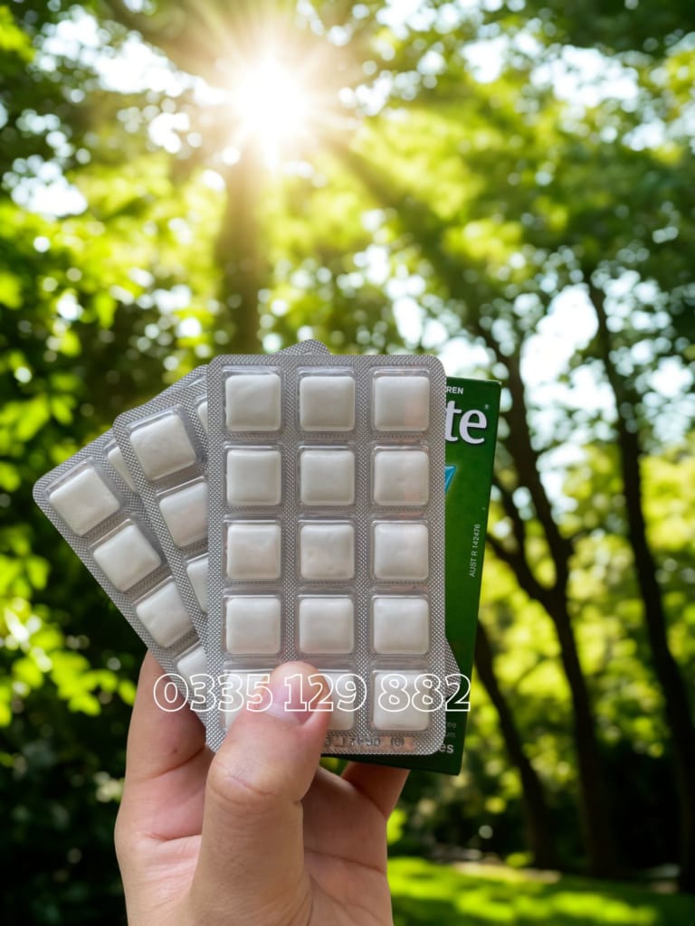 Kẹo gum nicorette 2mg