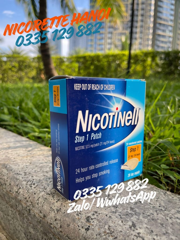 miếng dán cai thuốc lá nicotinell 21mg
