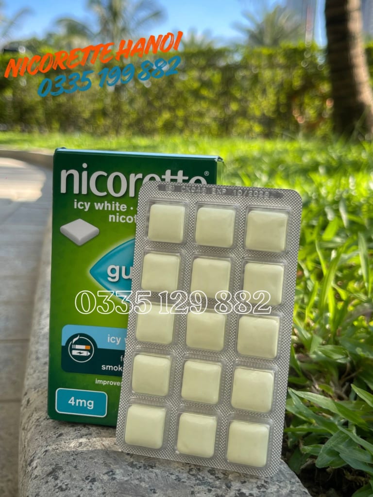 Kẹo cai thuốc Nicorette gum 4mg