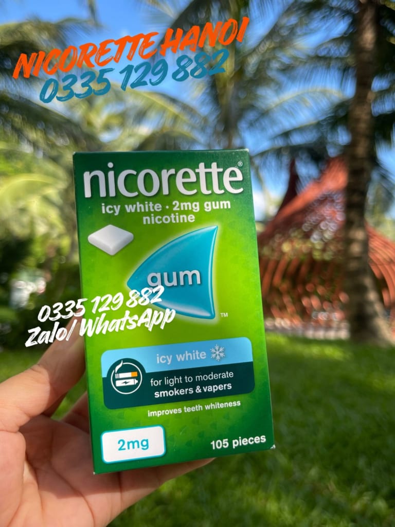 Nicorette 2mg Icy White Gum (105 Pieces)