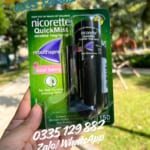 xịt cai thuốc nicorette quickmist 1mg vị cool berry